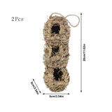 Charming Decorative Hummingbird House Hand woven Hung Straw Nest