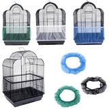 Nylon Mesh Bird Cage Cover Shell Skirt Net Easy Cleaning Seed Catcher